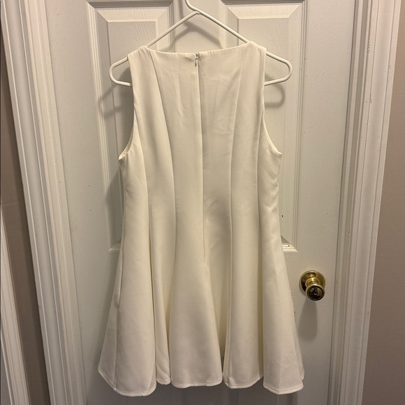 Entro Ivory Whisper Fit & Flare Cocktail Dress, NWT, Large - Picture 7 of 7